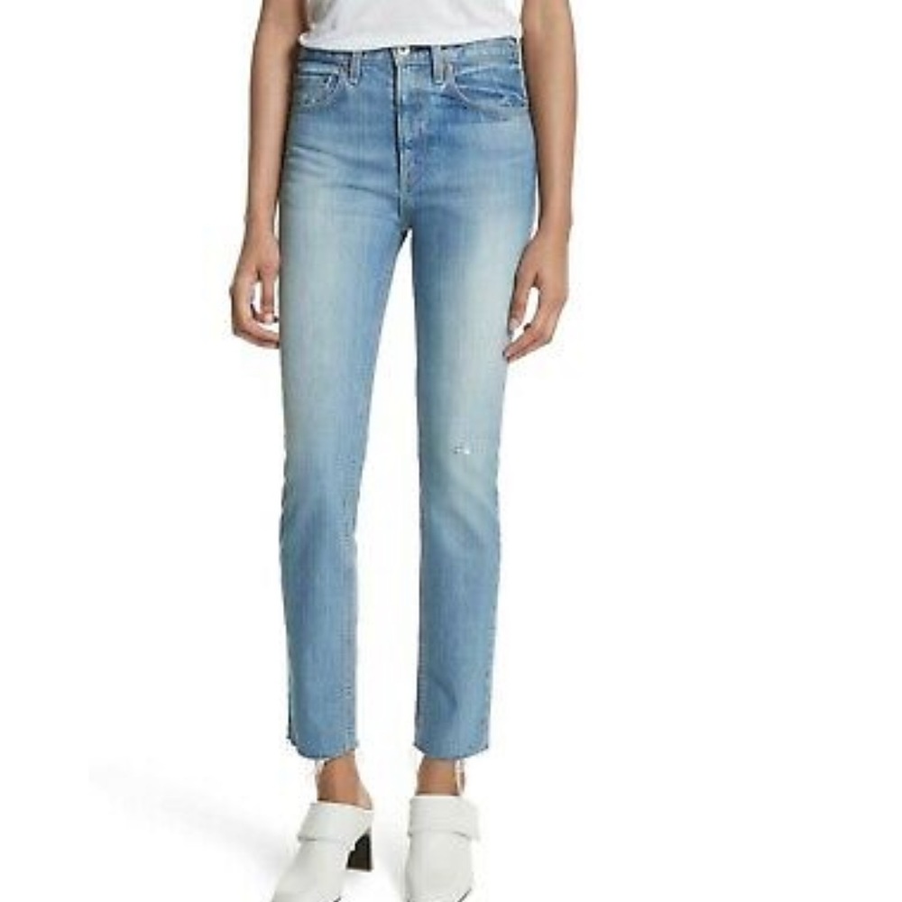 rag & bone Helena High Rise Ankle Skinny Jeans